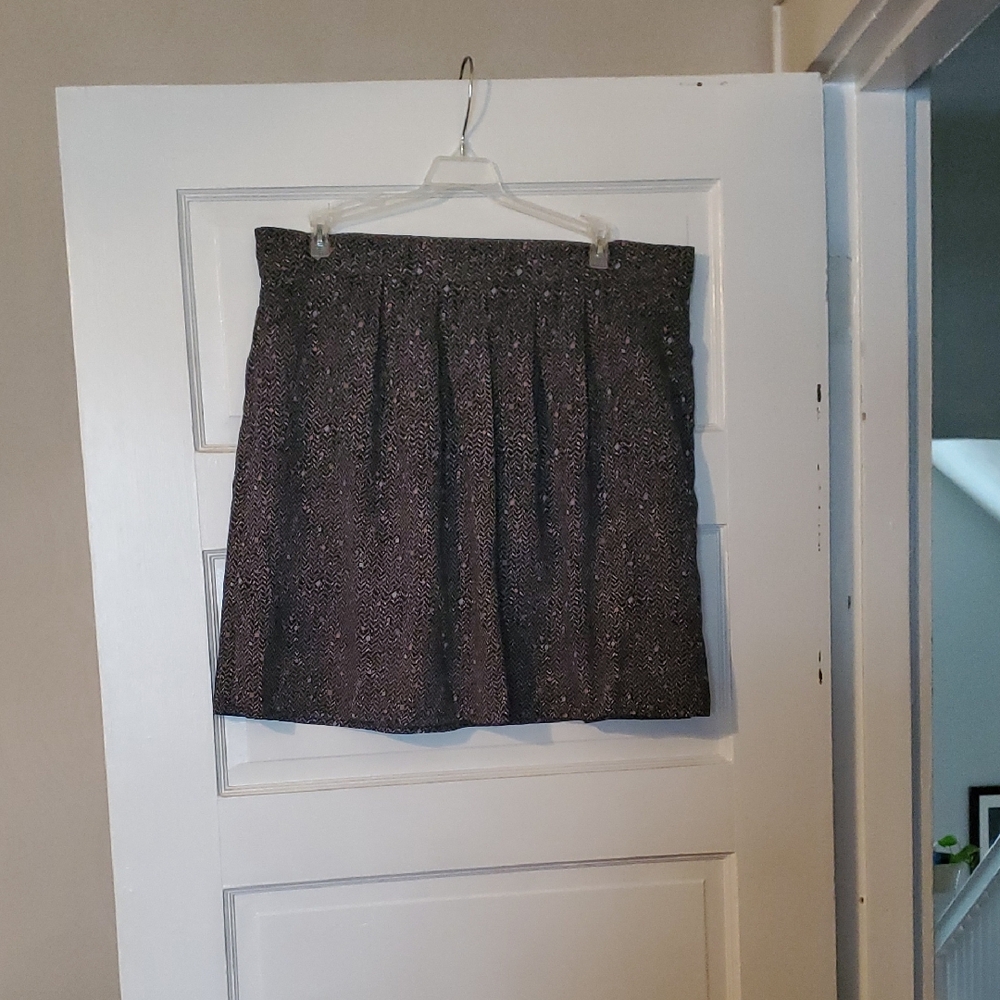 Molly Bracken Black and White Mini Skirt